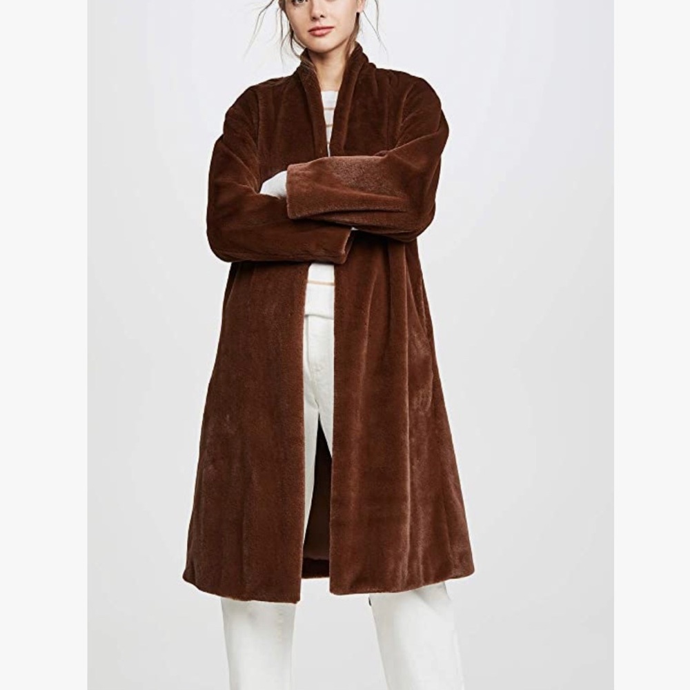 Vince faux fur coat